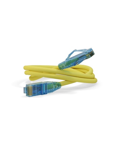 Патч-корд U/UTP Hyperline PC-LPM-UTP-RJ45-RJ45-C6-0.3M-LSZH-YL в Прокопьевске Патчкорды (медные) Pintop.ru