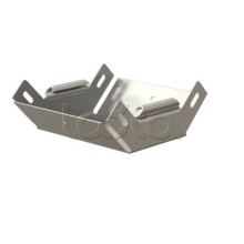 Угол 90° вертикальный внутренний Hyperline RST-VIA90-400-80-0,8-SZ