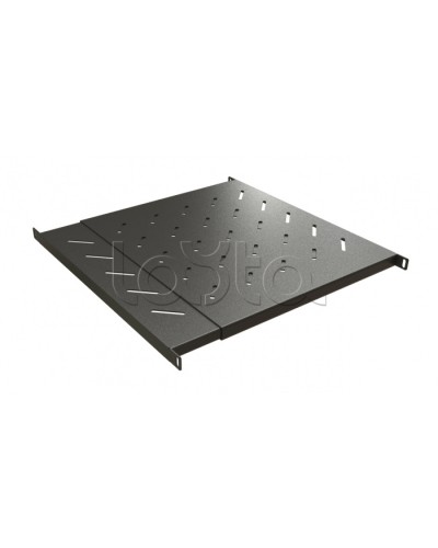 Полка c 19 креплением Hyperline (TSD3L-0.5U-405/700-RAL9005) в Прокопьевске Полки для шкафов и стоек Pintop.ru