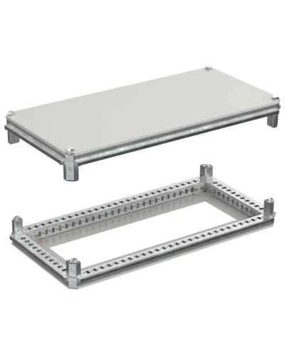 FORMAT Крыша и основание (под фланец) 400х800мм IEK (FO-00-KOF-040-080) в Прокопьевске Аксессуары для стоек и шкафов Pintop.ru