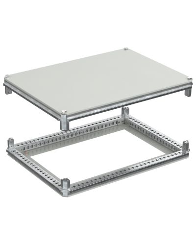 FORMAT Крыша и основание (под фланец) 600х800мм IEK (FO-00-KOF-060-080) в Прокопьевске Аксессуары для стоек и шкафов Pintop.ru