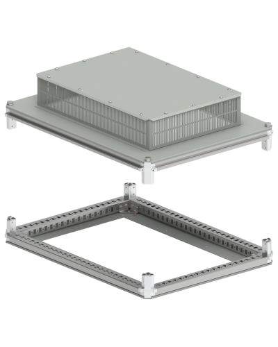 FORMAT Крыша и основание (под фланец) 600х800мм IP31 IEK (FO-00-KOF-060-080-31) в Прокопьевске Аксессуары для стоек и шкафов Pintop.ru