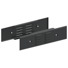 FORMAT Панель цоколя вентилируемая 100х400мм RAL7021 (2шт/компл) IEK (FO-00D-PCV-010-040-7021)