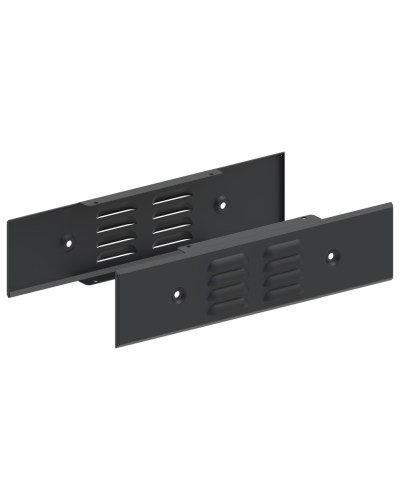 FORMAT Панель цоколя вентилируемая 100х400мм RAL7021 (2шт/компл) IEK (FO-00D-PCV-010-040-7021) в Прокопьевске Аксессуары для стоек и шкафов Pintop.ru
