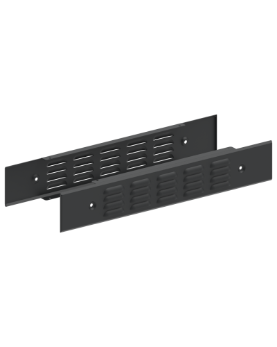 FORMAT Панель цоколя вентилируемая 100х600мм RAL7021 (2шт/компл) IEK (FO-00D-PCV-010-060-7021) в Прокопьевске Аксессуары для стоек и шкафов Pintop.ru