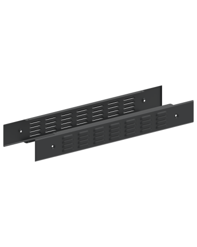 FORMAT Панель цоколя вентилируемая 100х800мм RAL7021 (2шт/компл) IEK (FO-00D-PCV-010-080-7021) в Прокопьевске Аксессуары для стоек и шкафов Pintop.ru