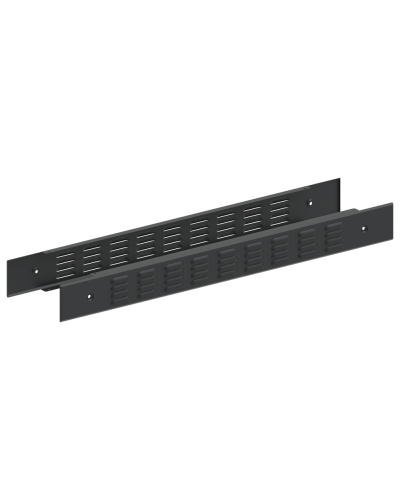 FORMAT Панель цоколя вентилируемая 100х1000мм RAL7021 (2шт/компл) IEK (FO-00D-PCV-010-100-7021) в Прокопьевске Аксессуары для стоек и шкафов Pintop.ru