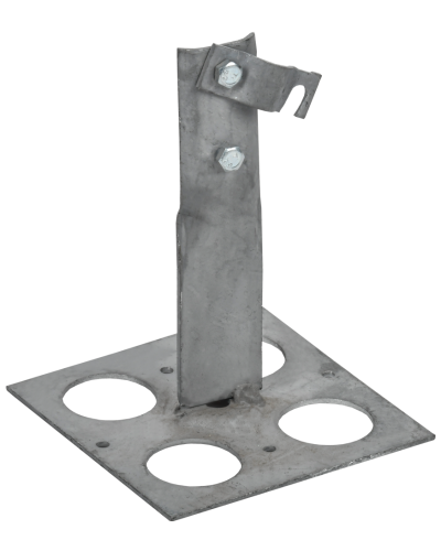 Держатель проводника круглого 6-10мм винтовой IEK (ZDP85-13-1-16-150) в Прокопьевске Крепеж Pintop.ru