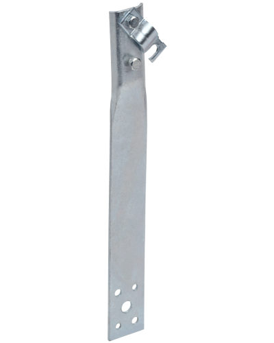 Держатель проводника круглого 6-10мм винтовой прямой h=60мм оцинкованная сталь HDZ IEK (ZDP86-14-1-16-60) в Прокопьевске Крепеж Pintop.ru