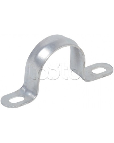 Скоба двухлапковая d31-32 IEK CMAT11-31-100 в Прокопьевске Держатели, клипсы, скобы Pintop.ru