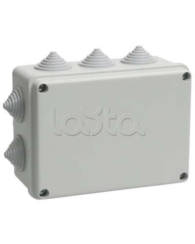 Коробка КМ41242 распаячная для о/п (RAL7035, 10 гермовводов) IEK UKO10-150-110-070-K41-55 в Прокопьевске Распределительные коробки Pintop.ru