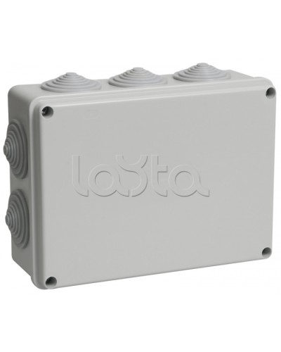 Коробка КМ41244 распаячная для о/п (RAL7035, 10 гермовводов) IEK UKO11-190-140-070-K41-55 в Прокопьевске Аксессуары для средств охраны периметра Pintop.ru