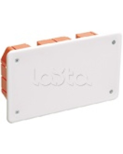 Коробка КМ41006 распаячная для твердых стен (с саморезами, с крышкой) IEK UKT11-172-096-045 в Прокопьевске Распределительные коробки Pintop.ru