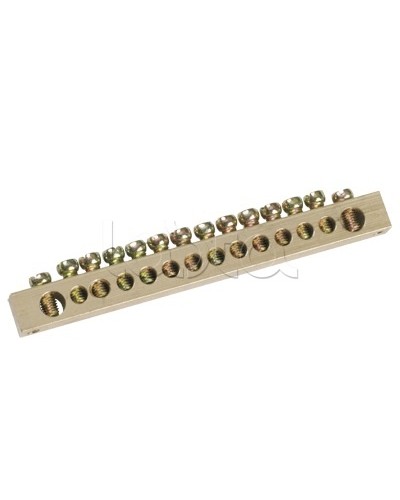 Шина нулевая 8x12 8/2 IEK YNN21-08-100 в Прокопьевске Клеммные колодки Pintop.ru