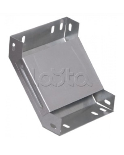 Поворот на 90° вертикальный внутренний 50х200 HDZ IEK (CLP1V-050-200-M-HDZ) в Прокопьевске Аксессуары для лотков Pintop.ru