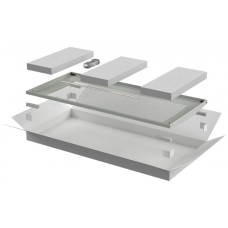 ITK LINEA E Дверь перфорированная 600мм шкафа 24U сер. (LE35-24U6X-DP)