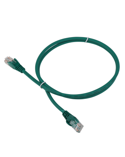 Патч-корд LANMASTER LSZH UTP кат.5e, 0.3 м, зеленый LANMASTER LAN-PC45/U5E-0.3-GN в Прокопьевске Патчкорды (медные) Pintop.ru