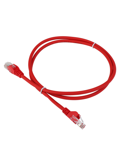 Патч-корд LANMASTER LSZH UTP кат.5e, 12 м, красный LANMASTER LAN-PC45/U5E-12-RD в Прокопьевске Патчкорды (медные) Pintop.ru