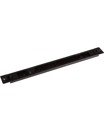 Панель 19 с щеточным вводом 1U, быстросъемная, черная LANMASTER LAN-DC-TLBRP-1U в Прокопьевске Аксессуары для стоек и шкафов Pintop.ru