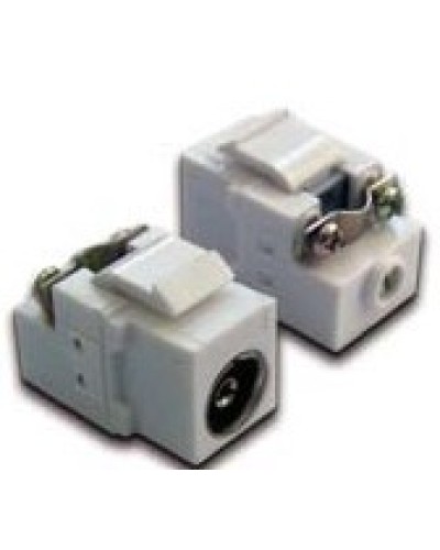 Вставка Keystone TV-розетка, винтовое соединение, белая LANMASTER LAN-OK-TV/S-WH в Прокопьевске Коннекторы Pintop.ru