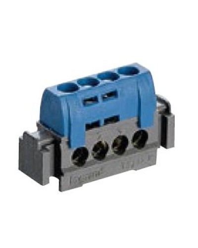 Клеммник синий 4х1.5-16 мм2 LEGRAND 004840 в Прокопьевске Клеммные колодки Pintop.ru