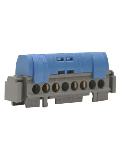 Клеммная колодка IP 2X нейтраль синяя Legrand 004842 в Прокопьевске Клеммные колодки Pintop.ru