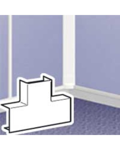 Т-образное ответвление для мини-плинтуса DLPlus 32x16 белый Legrand 033330 в Прокопьевске Аксессуары для кабель-канала Pintop.ru