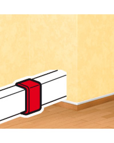 Накладка на стык DLPlus 60х16/20 белый Legrand (033608) в Прокопьевске Аксессуары для кабель-канала Pintop.ru