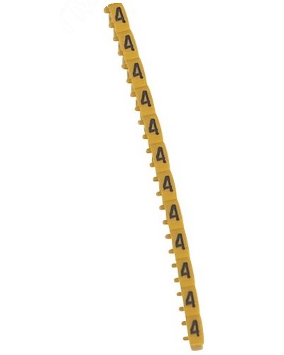 Маркер 4 0,15/0,5 ЖЛТ CAB3 Legrand 038104 в Прокопьевске Аксессуары для кабель-канала Pintop.ru