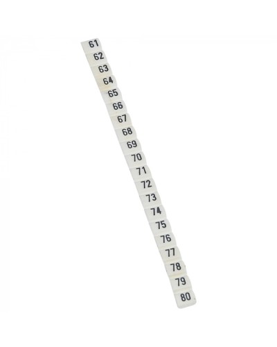 Маркер CAB3 цифры 61-80 Legrand 038163 в Прокопьевске Аксессуары для кабель-канала Pintop.ru