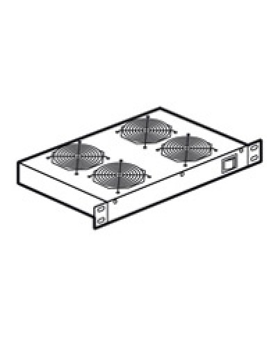 Полка с 4 вентиляторами высотой 1U Legrand 046490 в Прокопьевске Полки для шкафов и стоек Pintop.ru