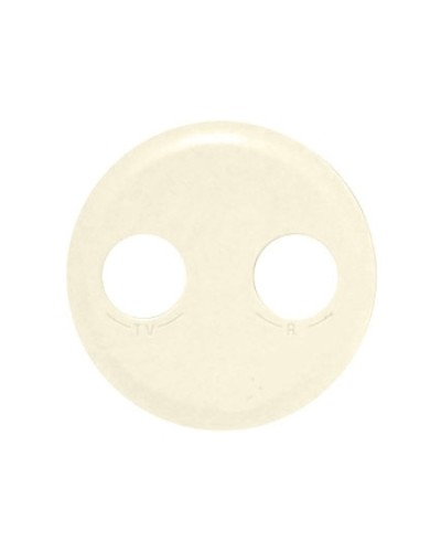 Лицевая панель для розетки TV/FM слоновая кость Celiane Legrand 066232 в Прокопьевске Аксессуары для кабель-канала Pintop.ru