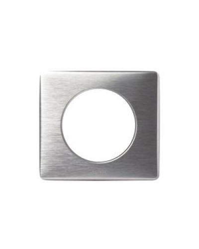 Рамка 1 пост алюминий Celiane Legrand 068921 в Прокопьевске Аксессуары для кабель-канала Pintop.ru