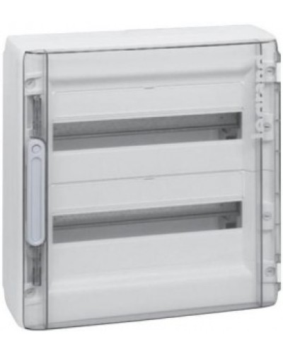 Распределительный щиток XL3 125 с белой дверью 2 ряда 36 модулей 450х450х128 мм Legrand 401647 в Прокопьевске Щиты электрические Pintop.ru