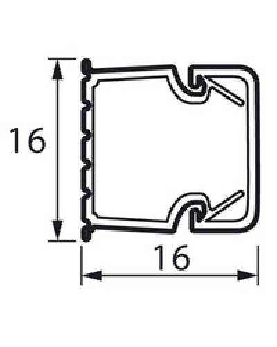 Кабель-канал METRA 16x16 Legrand (638191) в Прокопьевске Кабель-канал Pintop.ru