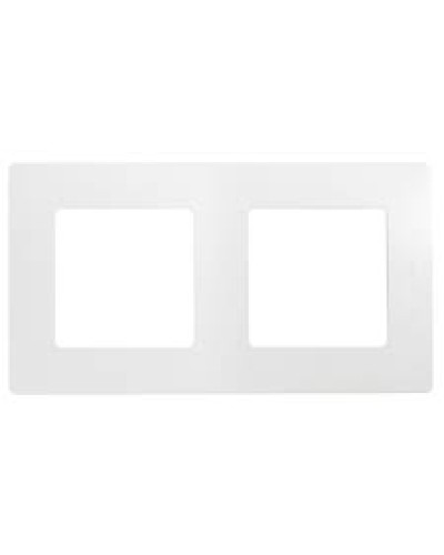 Рамка 2 поста Etika белый Legrand 672502 в Прокопьевске Аксессуары для кабель-канала Pintop.ru