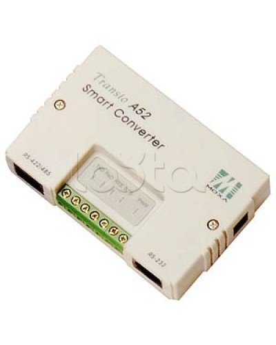 Преобразователь интерфейсов RS-232 в RS-422/485 с изоляцией 2 КВ Moxa A53/220VAC DB9 в Прокопьевске Дополнительное оборудование для ОПС Pintop.ru