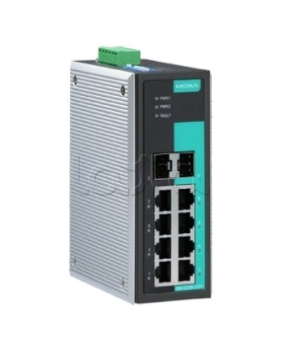 Коммутатор неуправляемый промышленный 8-портовый Moxa EDS-G308-2SFP в Прокопьевске Коммутаторы Pintop.ru