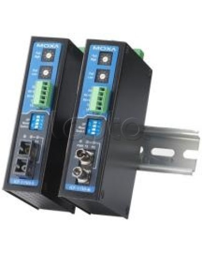 Конвертор RS-232/422/485 в оптику SM (ST) Moxa ICF-1150-S-ST-T в Прокопьевске Дополнительное оборудование для ОПС Pintop.ru