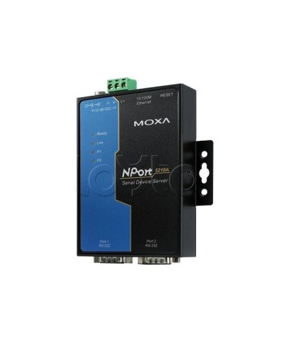 Сервер 2-портовый RS-232 в Ethernet Moxa NPort 5210A-T в Прокопьевске Дополнительное оборудование для ОПС Pintop.ru