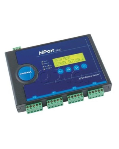 Сервер 4-портовый RS-422/485 в Ethernet Moxa NPort 5430I в Прокопьевске Дополнительное оборудование для ОПС Pintop.ru