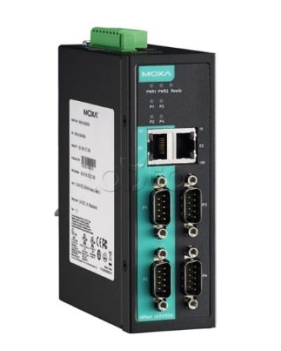 Сервер 4-портовый RS-232/422/485 в Ethernet Moxa NPort IA-5450A-T в Прокопьевске Дополнительное оборудование для ОПС Pintop.ru