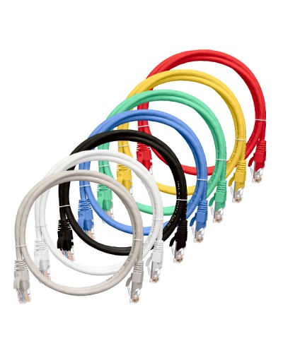 Шнур коммутационный 2хRJ45/8P8C U/UTP кат.5е (NMC-PC4UD55B-005-YL) NIKOMAX (0.5 м) в Прокопьевске Патчкорды (медные) Pintop.ru