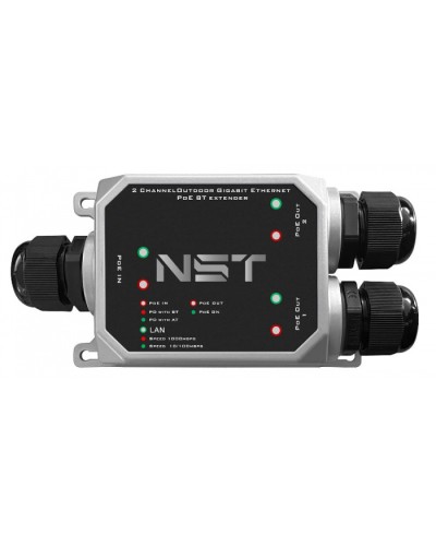 Уличный Ultra PoE удлинитель - коммутатор Gigabit Ethernet до 250м на 3 порта NST NS-EXSW-3GP/W в Прокопьевске Дополнительное оборудование для сетей Pintop.ru