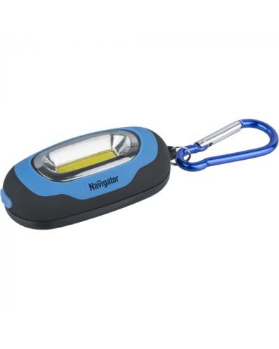 Фонарь Navigator 93 659 NPT-KC07-B-2CR2032 брелок пласт.1COB LED(1Вт) 3 реж.син в Прокопьевске Дополнительное оборудование для СКУД Pintop.ru
