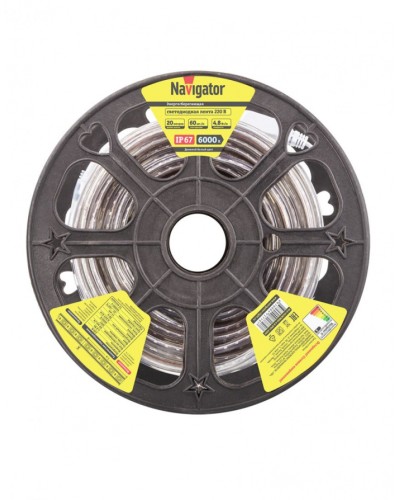Лента светодиодная Navigator 14 511 NLS-3528СW60-4.8-IP67-220V в Прокопьевске Источники света(Лампы) Pintop.ru
