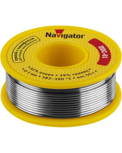 Припой Navigator 93 719 NEM-Pos05-61K-1-K50 в Прокопьевске Аксессуары для кабель-канала Pintop.ru