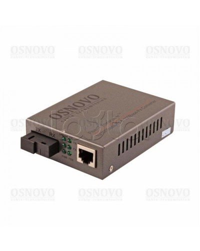 Медиаконвертер Fast Ethernet OSNOVO OMC-100-11S5b в Прокопьевске Медиаконвертеры Pintop.ru