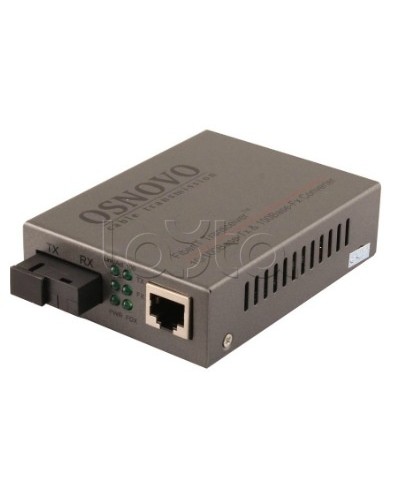 Медиаконвертер оптический OSNOVO OMC-100-21S5b в Прокопьевске Медиаконвертеры Pintop.ru