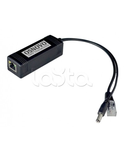 PoE-сплиттер OSNOVO PoE Splitter/2 в Прокопьевске Блоки питания для кожухов и камер Pintop.ru